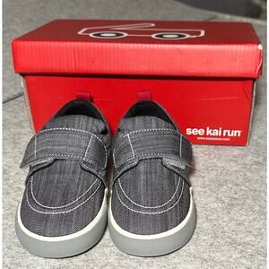New See Kai Run Chambray Sneakers Little Kids Size 12